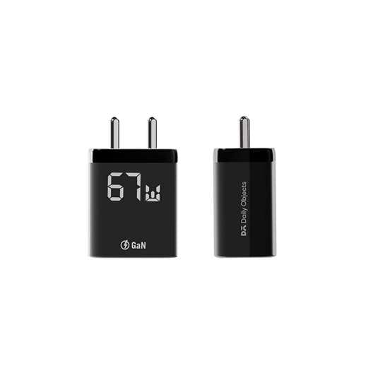 LX INDIA Mobile Charger DailyObjects SURGE™ 3 Port 67W GaN Charger