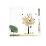 LX INDIA Wall Stickers Decal O Decal Orange Tree with Birds Cage and Nest Self Adhesive Wall Sticker