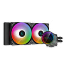 LXINDIA AIO Coolers DEEPCOOL CASTLE 240EX A-RGB (BLACK)