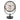 LX INDIA Antique Table clock Dekorise Table Clock Antique Style 10 in dial 6 in matt Black Colour Desk Clock