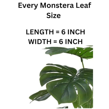 LXINDIA Plants Dekorly Artificial Palm  Monstera Tropical Large Palm Tree