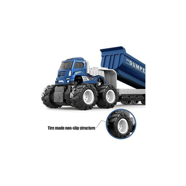 LXINDIA Toys DEOXY 1 43 4WD Diecast Alloy Dumper Transport Big Truck Toys 2 Color Truck