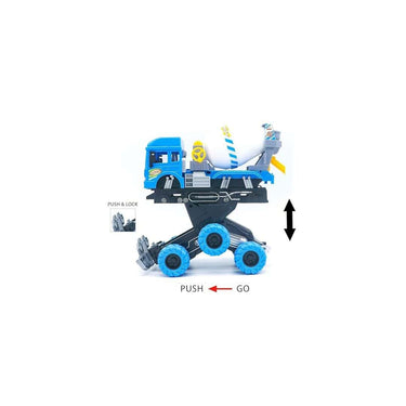 LXINDIA Toys DEOXY 4WD Cement Concrete Mixer Construction Truck