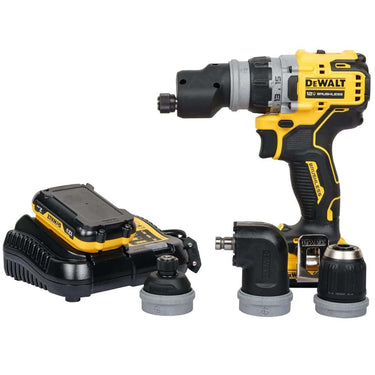 LXINDIA Corded and Cordless Drills DEWALT (Dcd703D2 B1) 12V 10Mm Cordless Brushless Drill Machine