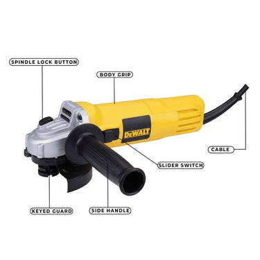 LXINDIA Angle grinders DEWALT DW802 IN 850W (100mm) Heavy Duty Angle Grinder