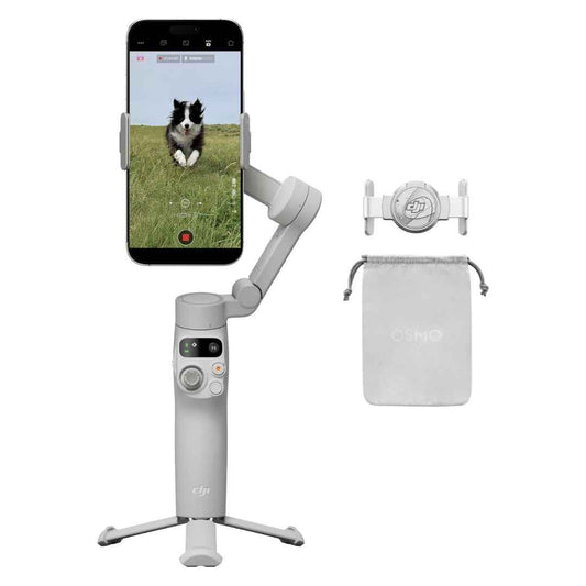 LX INDIA Mobile Tripods DJI Osmo Mobile 7 Gimbal Stabilizer for iPhone, Android, Built-in Tripod