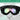 LXINDIA Goggles DLALA UV Protection Sunglasses Bike Face Mask for Men (Rainbow)