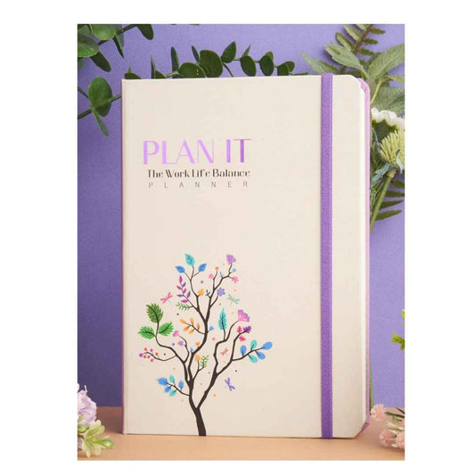 LX INDIA Study Planner DOODLE 2025 Undated Achieve Work Life Balance Planner | A5 (8.25 x 5.7) | 336 pages | 6 Months Planner with Daily and Monthly Planning | Organize, Reflect, and Plan for a Balanced Life (Plan It)