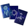 LXINDIA Note pad DOODLE Beyond The Stars Soft Bound Set of 3 Notebook Diary 160 Ruled Pages