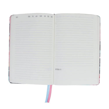 LXINDIA Note pad DOODLE Hard Bound Notebook 160 Ruled Pages (Blush Garden)