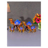 LXINDIA Show Piece DreamKraft Paper Mache Handcrafted Showpiece Camel(Set of 5)