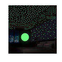 LX INDIA Wall Stickers DreamKraft Vinyl Glow in The Dark Wall Stickers 9.44 X 11.81 X 0.39 in, Green