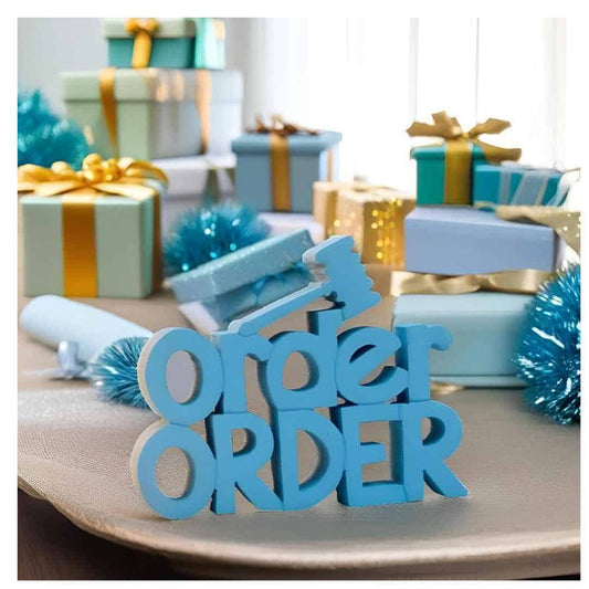 LXINDIA Show Piece DreamKraft Wooden Showpiece﻿﻿(Blue)