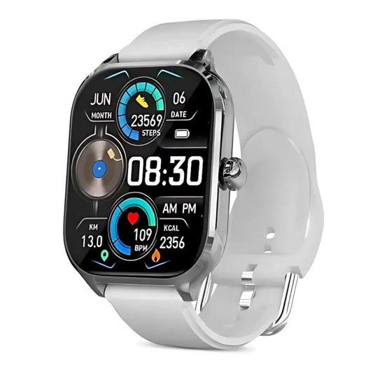 LX INDIA Smart Watch Drumstone  Smart Watch for Men and Women (White)
