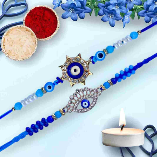 LXINDIA Rakhi DRYPHON Premium Evil Eye Rakhi