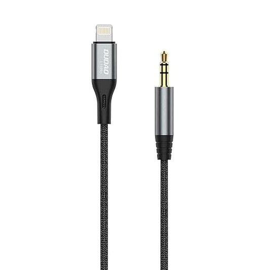 LX INDIA AUX Cables DUDAO L11PRO Ligtning to 3.5mm Aux Cable 1M/3.3F  (Grey)