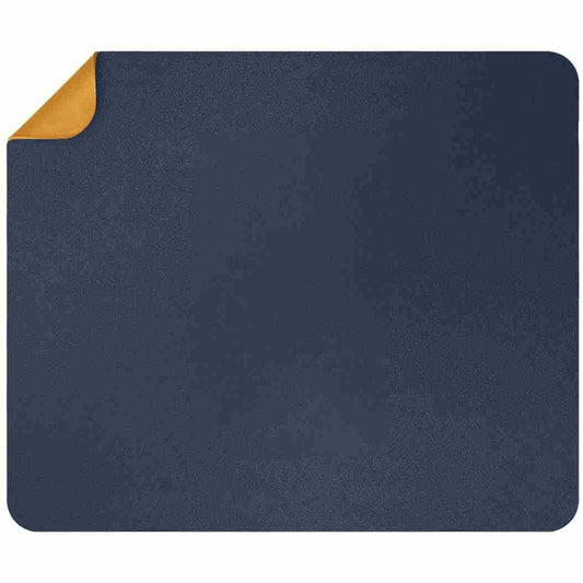 LXINDIA Mouse Pad Blue Dyazo Ergonomic PU Vegan Leather Mouse Pad