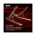 LXINDIA Laptop Stand Dyazo Zigzag Height Adjustable Ventilated Aluminium Tabletop Laptop Stand