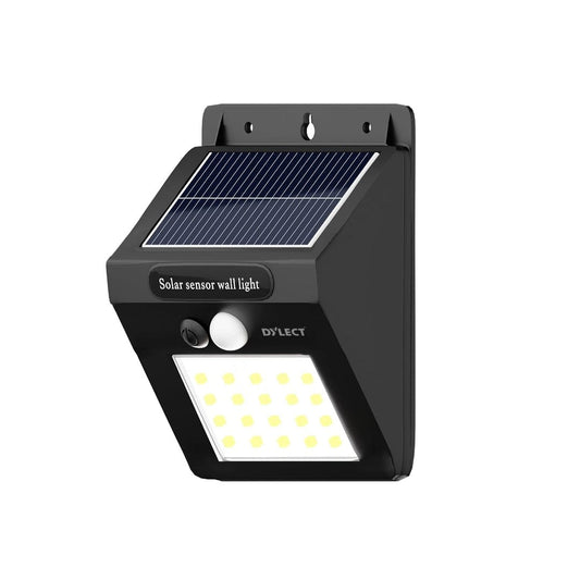 LX INDIA Fancy Lights DYLECT® Eco Motion Sensor Solar Wall Light for Gate, Garden, Home Entrance, Parking, Terrace | 3 in 1 Modes, IP64 Waterproof,(Bright Cool White)