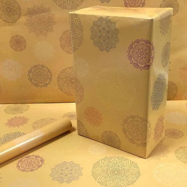 eVincE Set of 50 Mandala Gift Thick Glossy Wrapping Paper