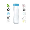 LXINDIA bottle Ebbstone 850ml Pet square Water Bottle 3 Piece