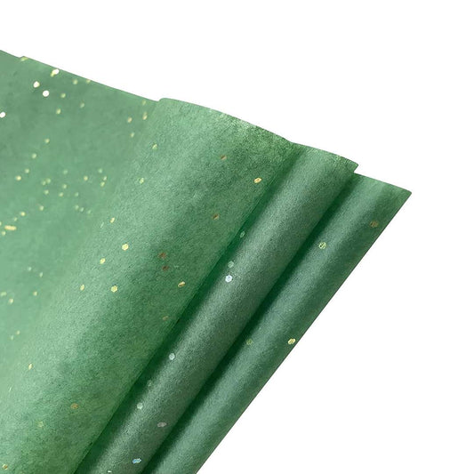 LXINDIA gift wrapper Eco Sarras Dark Green gift tissue paper sheets