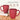 LX INDIA Cups Eha Earth-Friendly Classic Coffee Mug Made with Rice Husk & Bamboo Fibers (Coral)