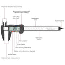 LXINDIA Measuring tools Electronic Digital Caliper Micrometer Ruler