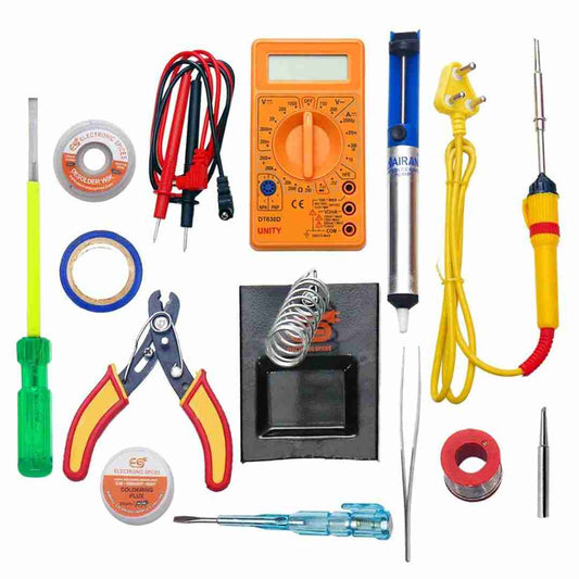 LX INDIA soldering iron Electronic Spices (13 in 1) 25 W Soldering Iron