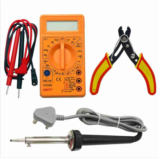 LX INDIA soldering iron Electronic Spices 30Watt Soldering Iron Kit Set for Beginners