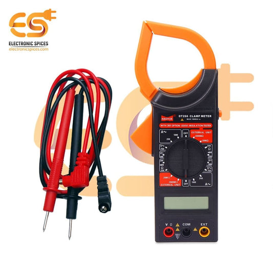 LX INDIA multimeter Electronic Spices DT266 Digital Clamp Multimeter for Measuring Ac and Dc Voltage
