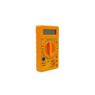 LXINDIA multimeters Electronic Spices Small Digital Multimeter Multipurpose Electric meter Yellow and Red