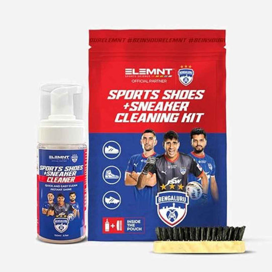 LX INDIA Shoe cleaning set Elemnt Sports Shoes + Sneaker Cleaning Kit | Bengaluru FC Edition | Sports Shoe Cleaning Kit