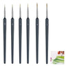 LXINDIA Painting Brush ELEPHANTBOAT 6PC Paint Brushes Set with Nylon Hair Detailing Brush for Painting