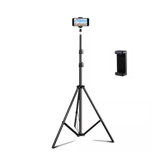 LXINDIA Mobile Tripods Elfora 7 feet Lightweight Tripod Stand (Black)