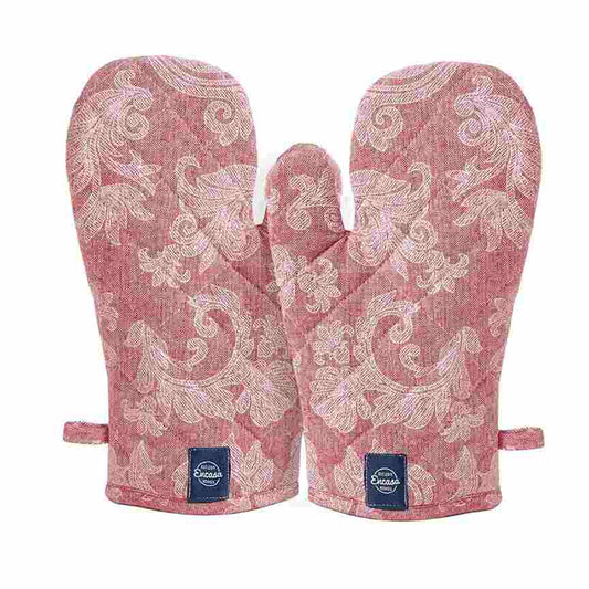 LX INDIA Gloves Red Encasa XO Oven Gloves Heat Proof