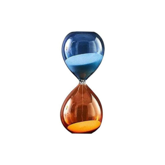 LX INDIA Sand Timers Enhabit Duo Hourglass Timer Medium (Blue & Orange)