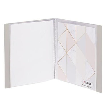 LX INDIA leaf files Eslee Display Leaves File for FC Size Paper 50 Pockets Folder (EO101FC50 Grey)