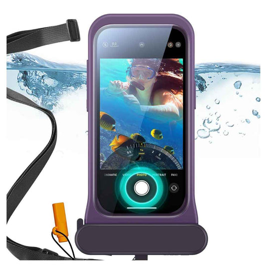 LX INDIA Waterproof Mobile Pouches Purple ESR 1 Pack Waterproof Phone Pouch for iPhone 15/14/13