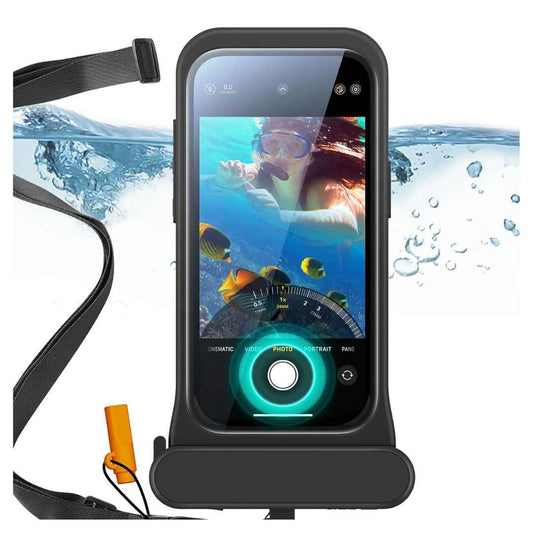 LX INDIA Waterproof Mobile Pouches Black ESR 1 Pack Waterproof Phone Pouch for iPhone 15 Pro/14 Pro/13 Pro