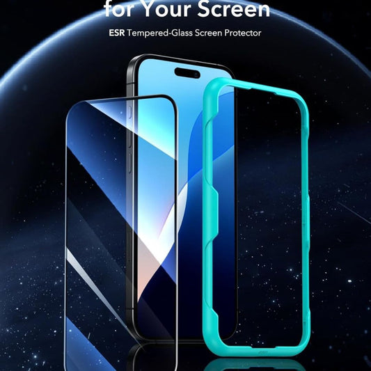 LX INDIA Screen Guard ESR 3 Pack for iPhone 16 PlusiPhone 15 Plus Tempered Glass, Screen Protector Guard Film with Easy Installation