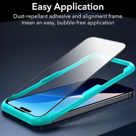 LX INDIA Screen Guard ESR 3 Pack for iPhone 16 PlusiPhone 15 Plus Tempered Glass, Screen Protector Guard Film with Easy Installation