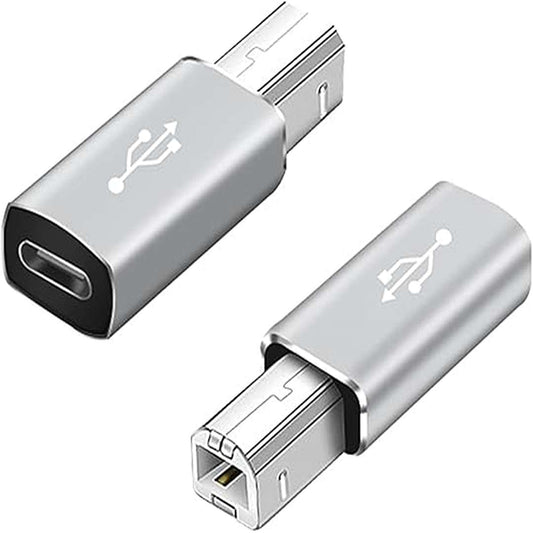 LX INDIA USB C & OTG Cables ETZIN USB C to USB B Print Converter Type C to MIDI Digital Interface Adapter (Pack-2) EPL-1078TC.