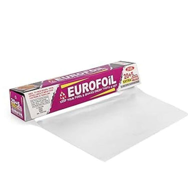 LXINDIA Aluminium Foils Eurofoil Food Wrap Aluminium foil 25 Mtr (20+5)