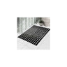 LXINDIA mats Eurotex  Bathtub Mat Plastic Stripped Rubber Base (46cm x 61cm) Black