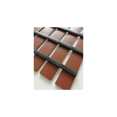 LXINDIA mats Eurotex  Bathtub Mat Plastic Stripped Rubber Base (46cm x 61cm) Brown