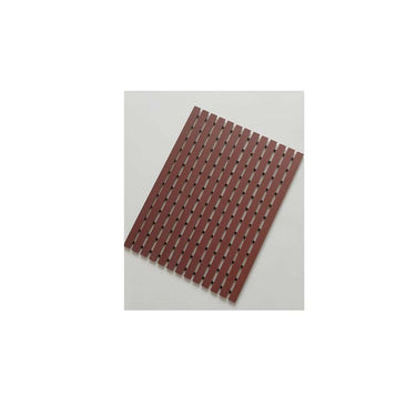 LXINDIA mats Eurotex  Bathtub Mat Plastic Stripped Rubber Base (46cm x 61cm) Brown