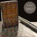 LXINDIA gift wrapper eVincE Cars wrapping paper for kids birthday gift (Set of 10 sheets)