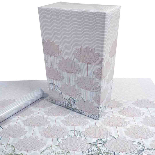 LXINDIA gift wrapper eVincE Classic Lotus Pond Gift wrapping paper