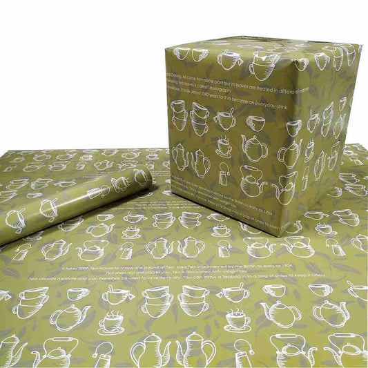 LXINDIA gift wrapper eVincE Wrapping Paper (Pack of 10 Tea)